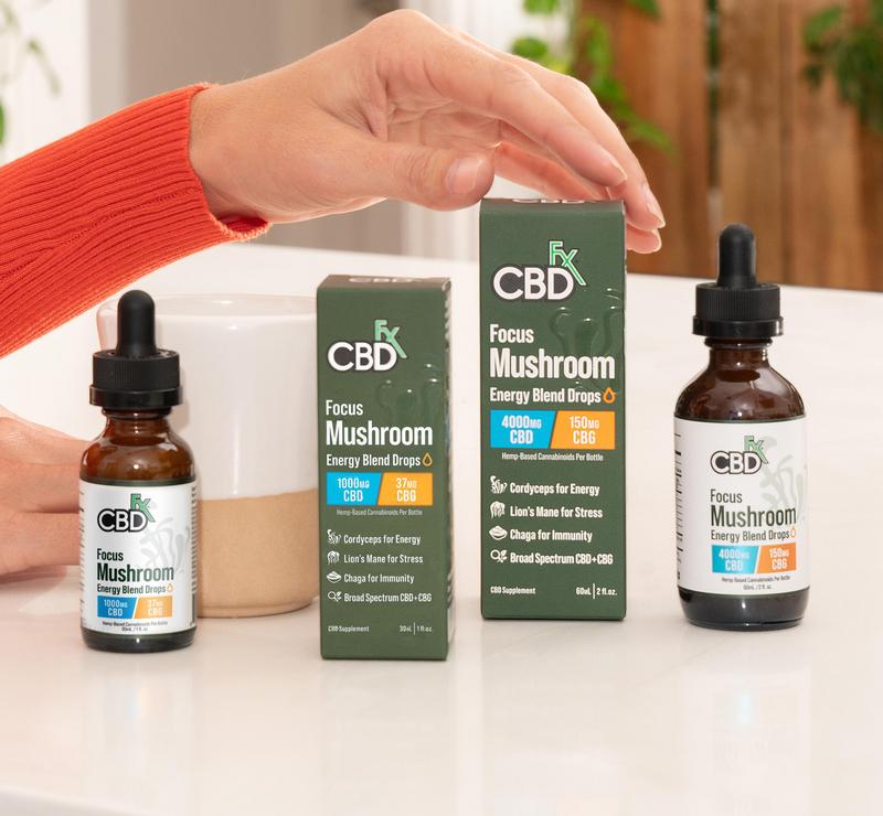 cbdfx photo lifestyle mushroomtincture  mar  