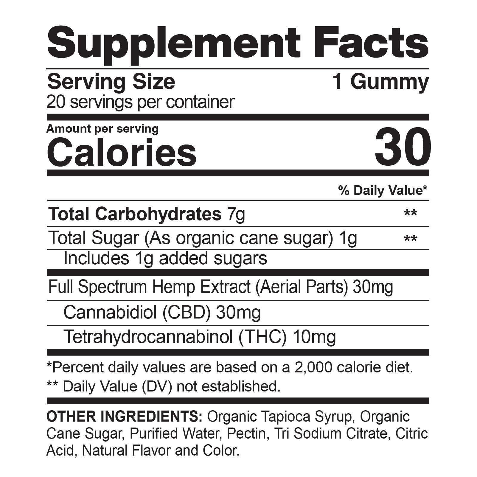 Delta-9 THC Gummies + CBD: Magic Melon Sativa Ingridients & Supplement Facts